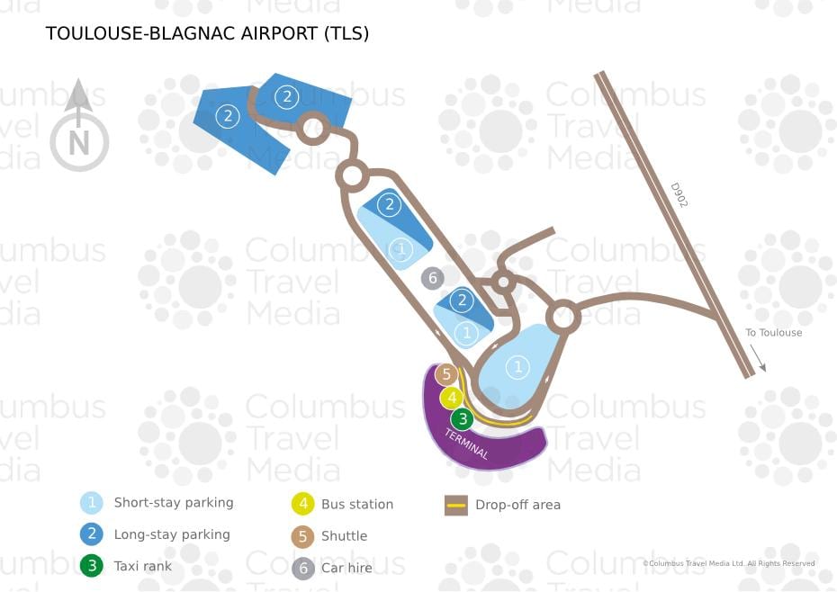 mapu Toulouse blagnac airport